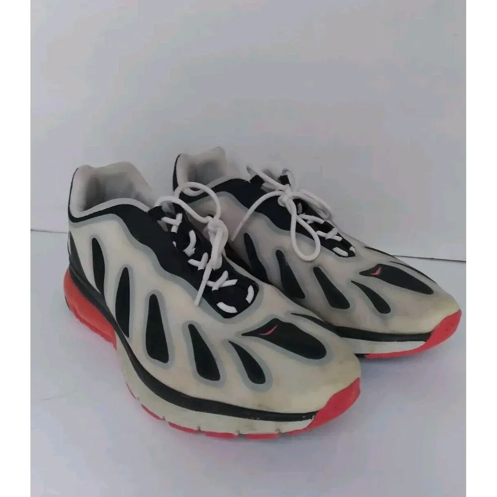Nike Air Max Running‎ Shoes White Black Red Athletic Sneakers
